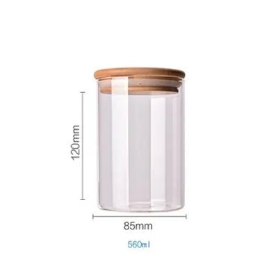 Bamboo - Covered High Borosilicate Glass Food Storage Containers - ShopElegancy7Bamboo - Covered High Borosilicate Glass Food Storage Containers