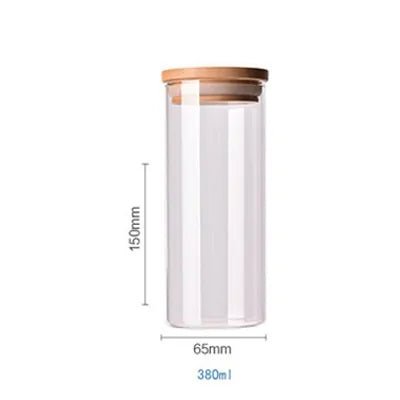 Bamboo - Covered High Borosilicate Glass Food Storage Containers - ShopElegancy4Bamboo - Covered High Borosilicate Glass Food Storage Containers