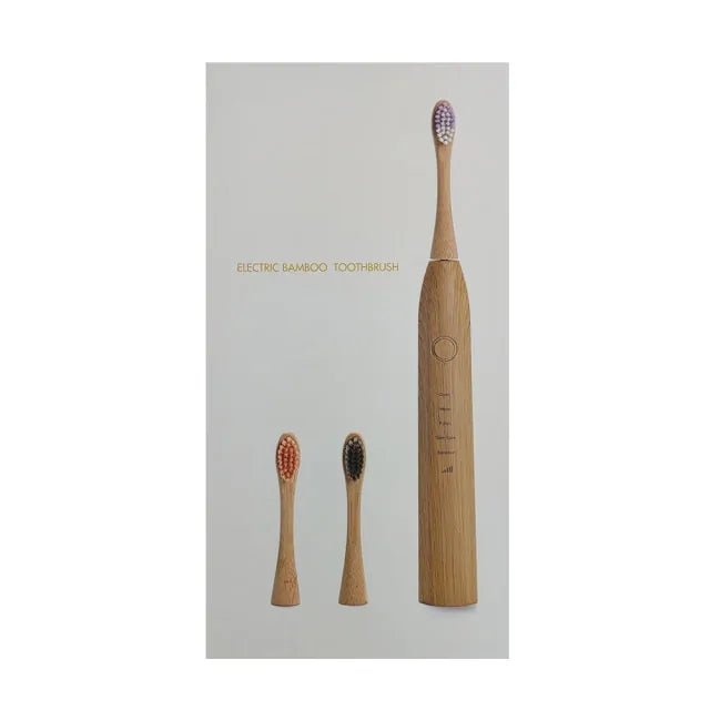 Bamboo Electric Toothbrushes - ShopElegancyToothbrushUSB ChargingBamboo Electric Toothbrushes - ShopElegancy