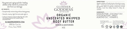 Organic Unscented Whipped Body Butter - ShopElegancy