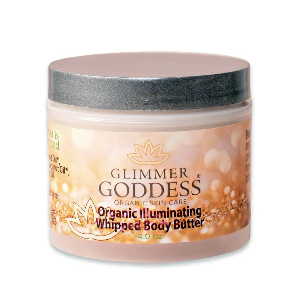 GLIMMER GODDESS® Organic Shimmering Whipped Body Butter - ShopElegancyBody ButterRose GoldSexy - Level 2Organic Shimmering Whipped Body Butter - ShopElegancy