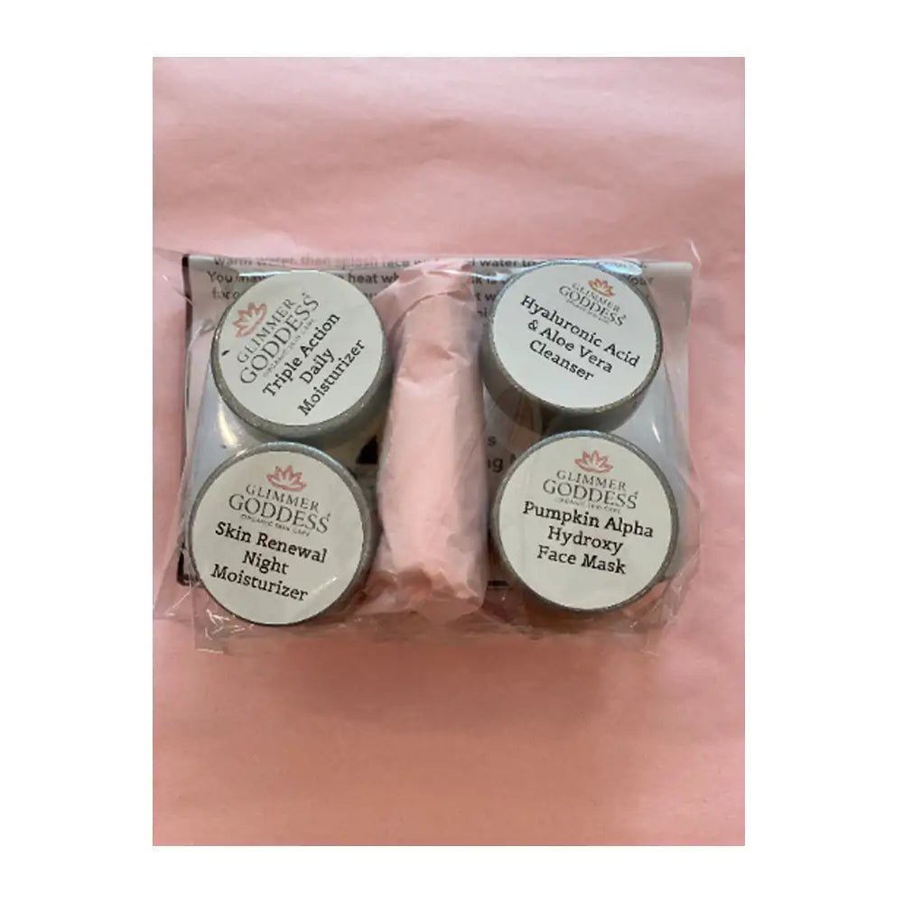 GLIMMER GODDESS® Organic Skin Care Trial Set - ShopElegancySetOrganic Skin Care Trial Set - ShopElegancy