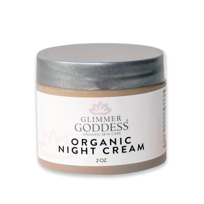 GLIMMER GODDESS® Organic Skin Renewal Night Face Cream - Hydrates & Lifts - ShopElegancyFace Cream2 ozOrganic Skin Renewal Night Face Cream - Hydrates & Lifts - ShopElegancy