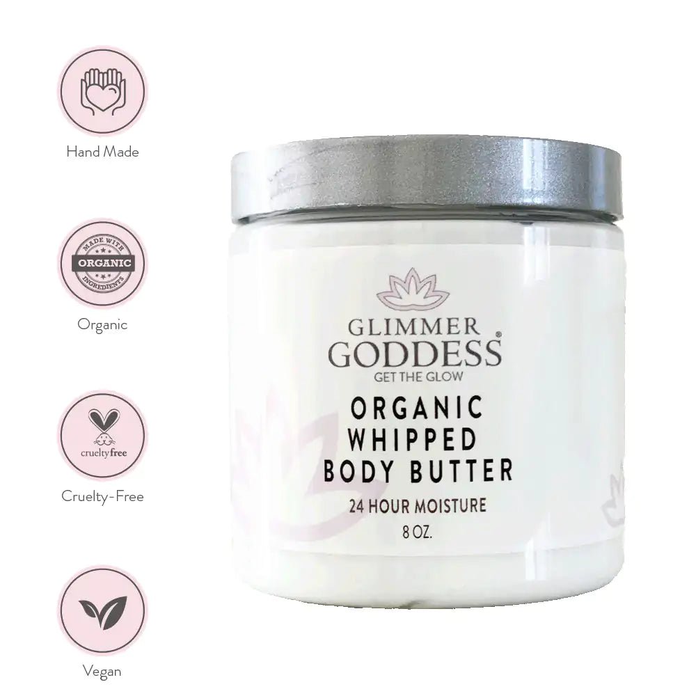 GLIMMER GODDESS® Organic Whipped Body Butter - ShopElegancyOrganic Whipped Body ButterRosemary MintOrganic Whipped Body Butter - ShopElegancy