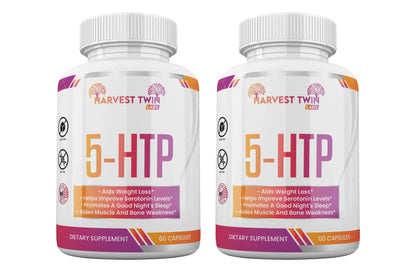 Harvest Twin Labs 5 - HTP Mood Enhancer + 3 Pack Gets FREE GIFT - ShopElegancyMood Enhance2 Pack5 - HTP Mood Enhancer Supplement for Increased Serotonin Levels - ShopElegancy