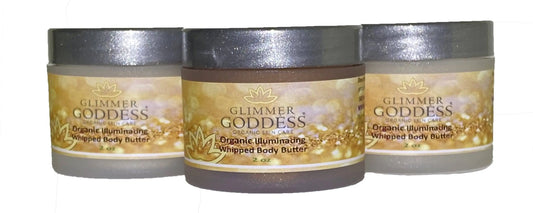 Organic Shimmering Whipped Body Butter 2 oz. Travel Size - ShopElegancy