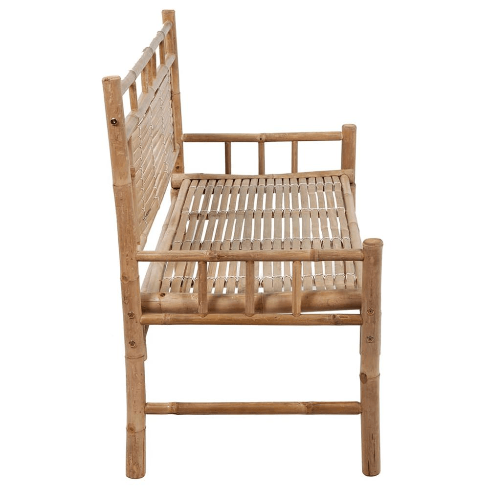 Patio Bench with Cushion 47.2'' Bamboo - ShopElegancy8720286278260DefaultPatio Bench with Cushion 47.2'' Bamboo