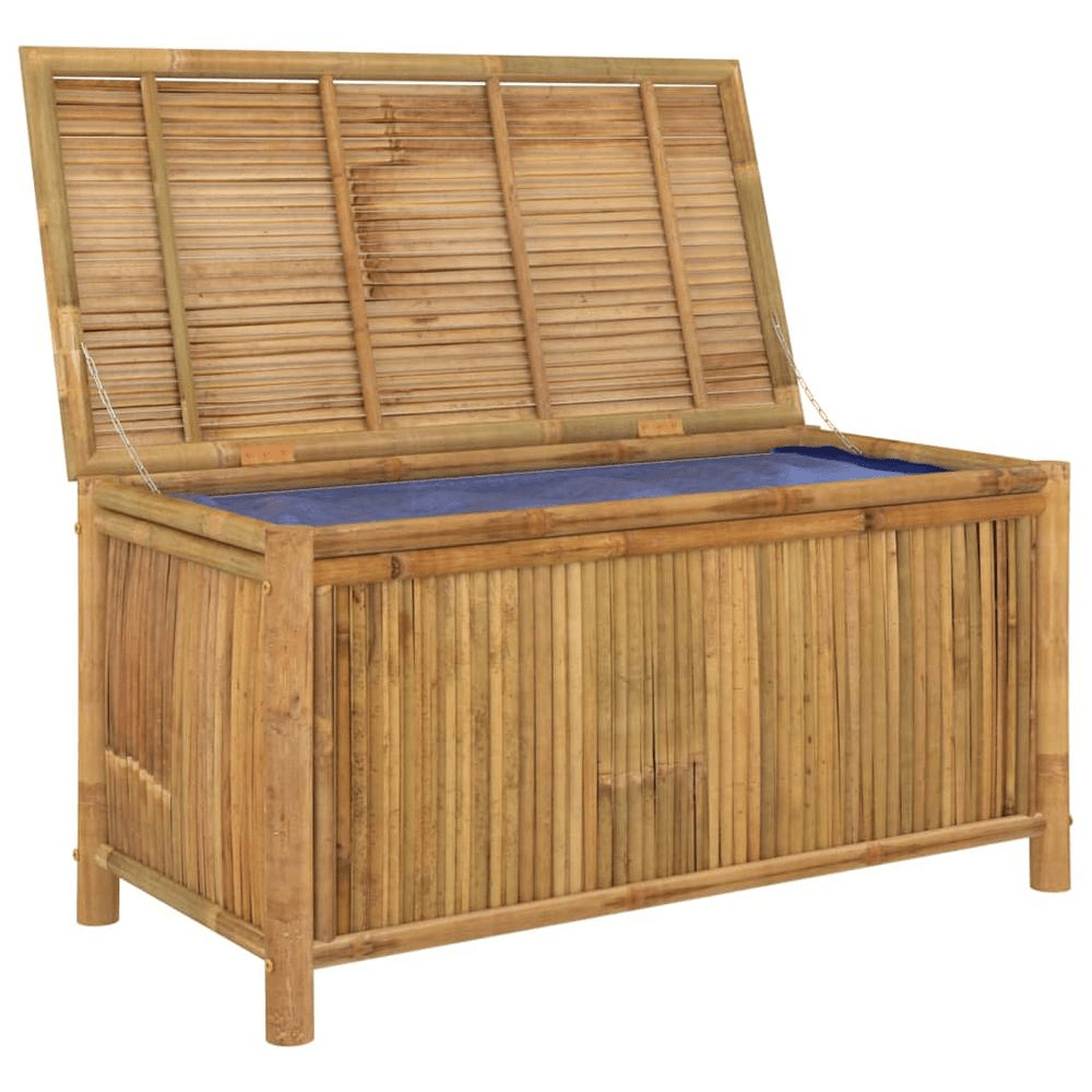 Patio Storage Box 43.3"x20.5"x21.7" Bamboo - ShopElegancy8720845717421DefaultPatio Storage Box 43.3"x20.5"x21.7" Bamboo