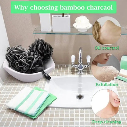 ShopElegancy™ Bamboo Charcoal Bath Loofah - ShopElegancyBamboo Charcoal Bath BallShopElegancy™ Bamboo Charcoal Bath Ball - ShopElegancy